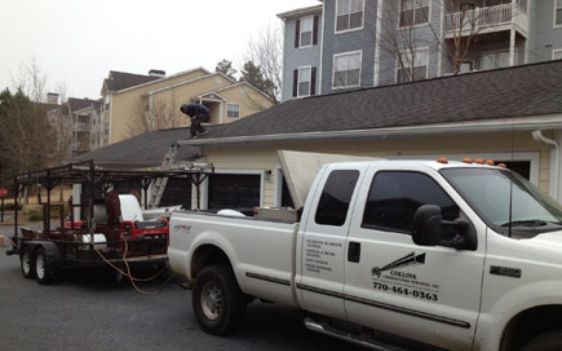 Apartment repair services.